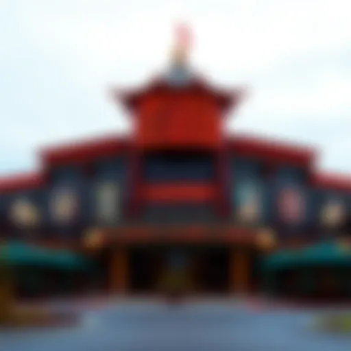 Panoramic View of Seven Clans Casino A panoramic view of Seven Clans Casino showcasing its vibrant exterior