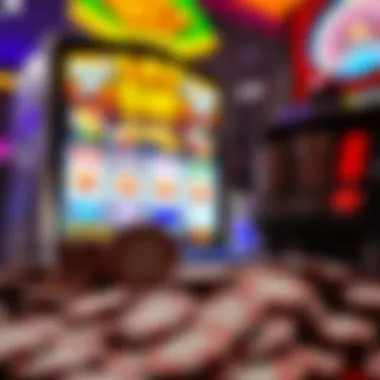 The Thrill of Winning with No Deposit Bonuses A pile of casino chips and a winning slot machine screen