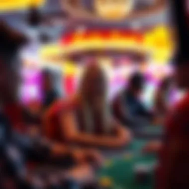 Social interactions among players in online gambling