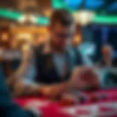 Effective Bankroll Management A player analyzing their bankroll