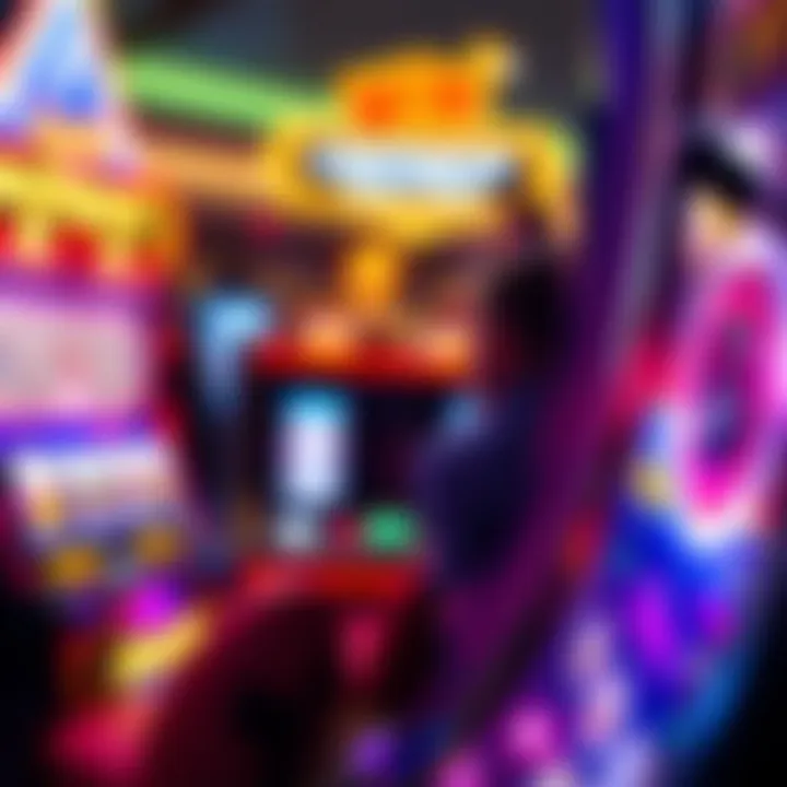 Close-up of a jackpot winning moment