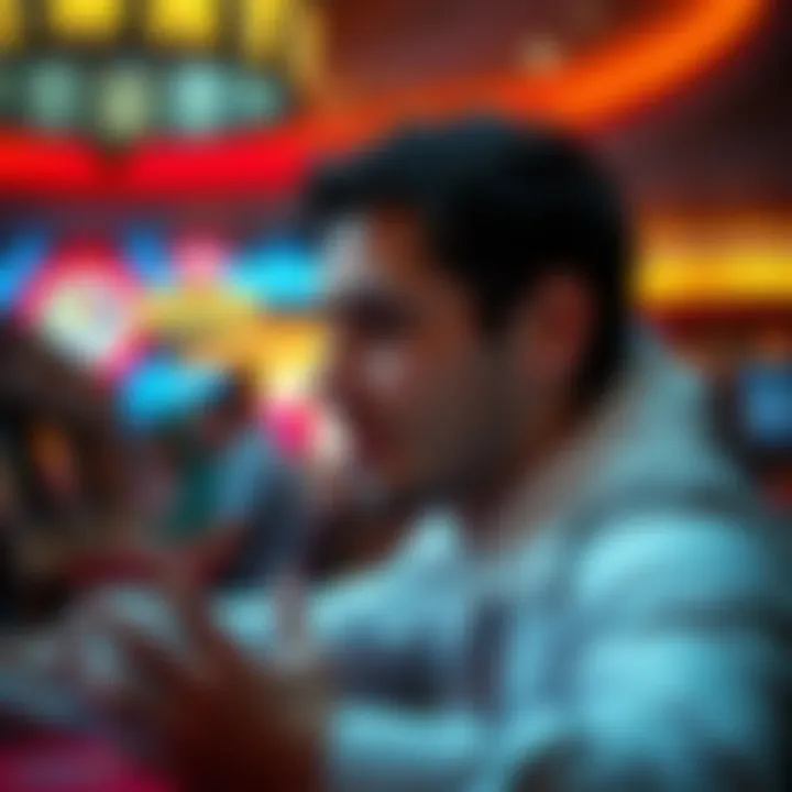 Psychological Impact of Winning An abstract depiction of psychological elation experienced after a major gambling win.