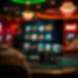Online poker platform interface showcasing various game options