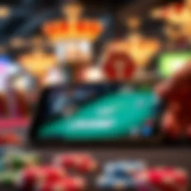 Mobile Accessibility for Poker Enthusiasts A user-friendly interface on a mobile device illustrating the accessibility of poker games