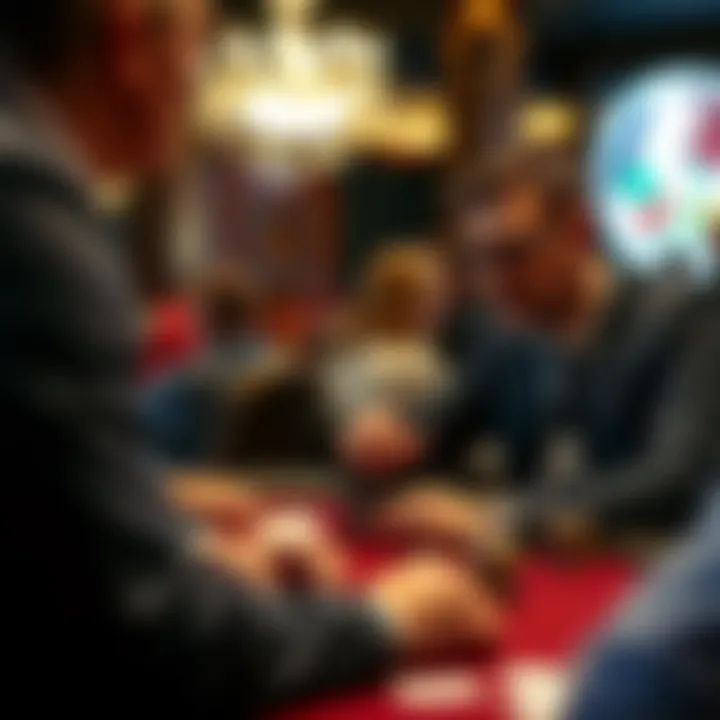 A close-up of poker strategies being discussed