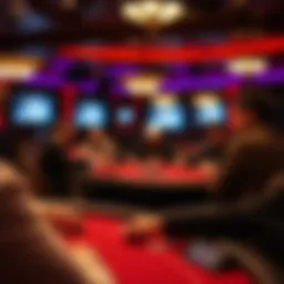 Televised poker tournament featuring intense gameplay