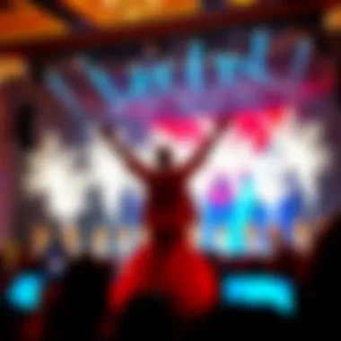 A captivating performance at the Mirage, emphasizing the entertainment offerings