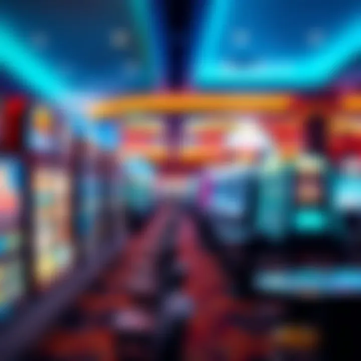 Diverse Gaming Offerings at The Red Mile Casino A vibrant gaming floor showcasing various gaming options available
