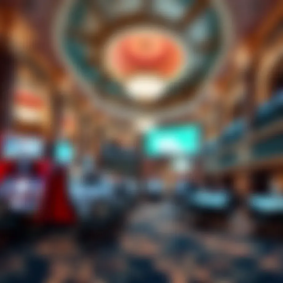 Interior view showcasing the grandeur of The Venetian Sportsbook