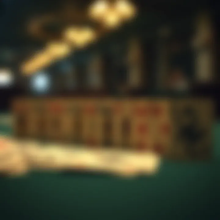 A historical timeline showcasing the evolution of playing cards through various cultures.