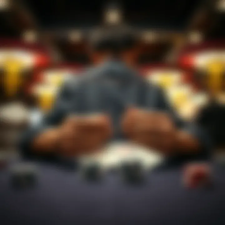 A symbolic representation of the ethical dilemmas surrounding gambling