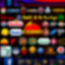 A collage of popular online casino logos