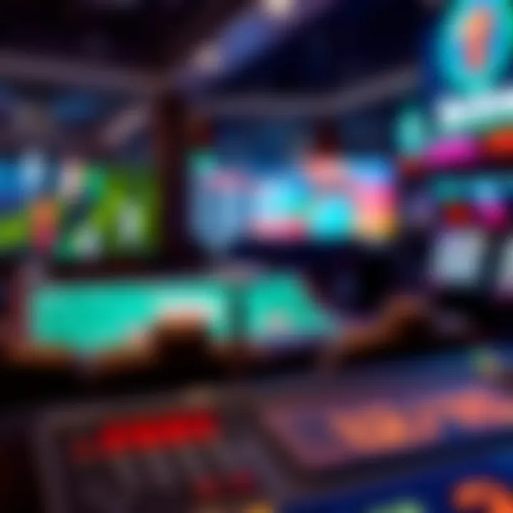 User-Friendly Online Betting Interface Visual representation of online betting interface