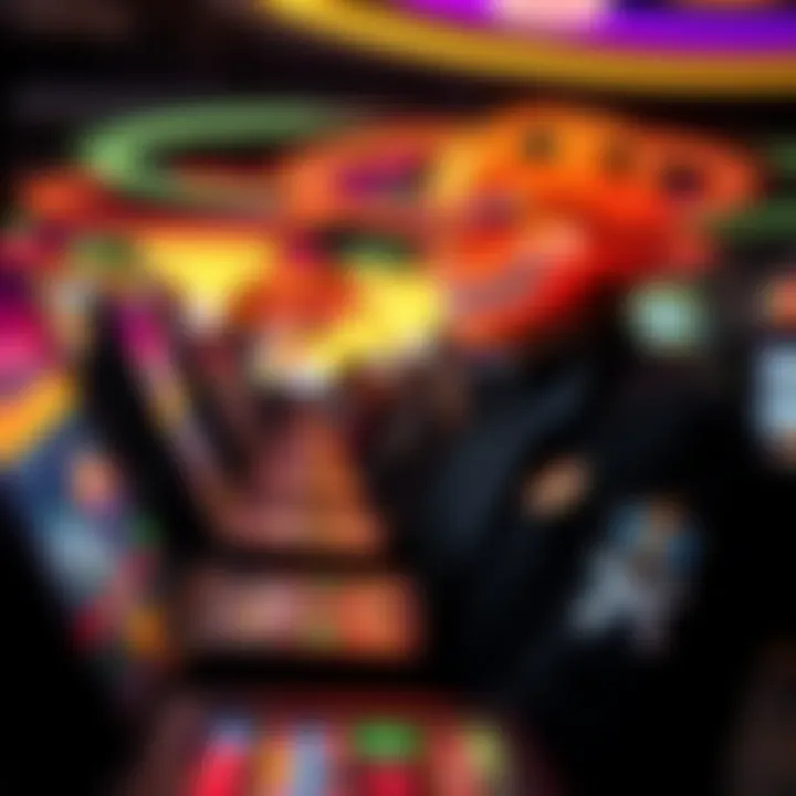 Technological Innovations in Gambling Illustration of advanced technology in gambling