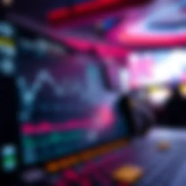 A digital representation of esports betting statistics