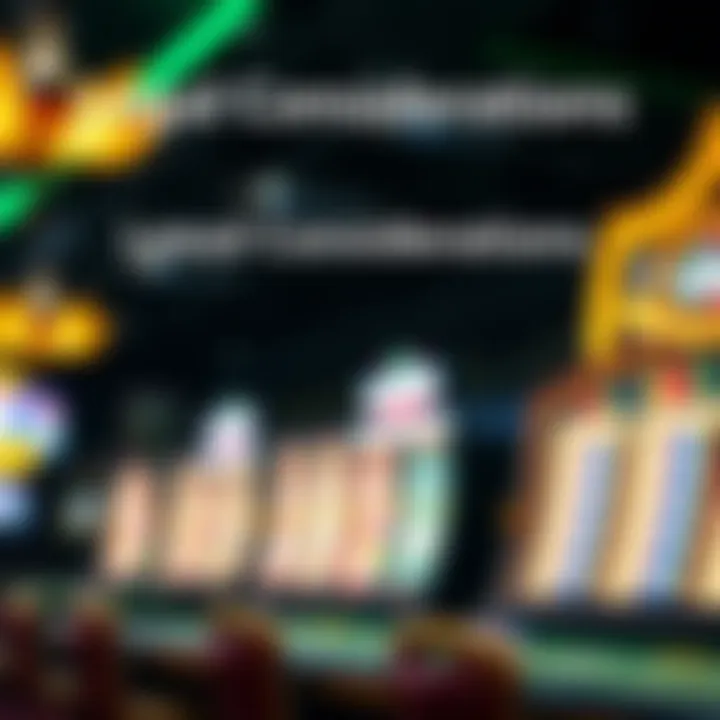 An infographic illustrating legal considerations in esports betting