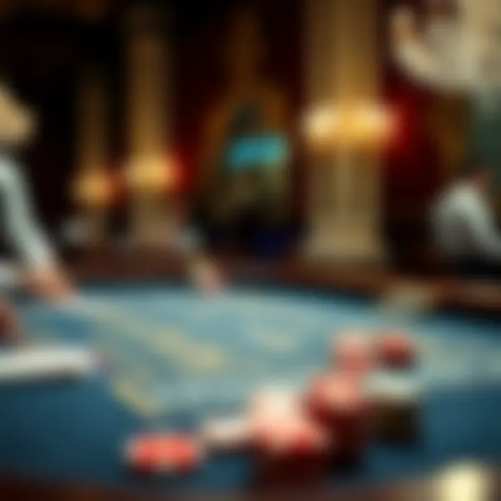 Historical baccarat illustration