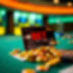 Detailed view of the Bet MGM credit card showcasing its design