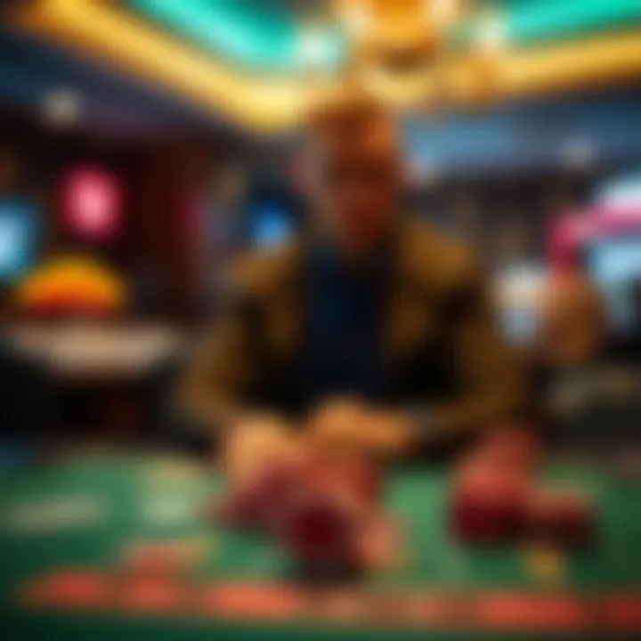 Support and Treatment for Gambling Addiction Conceptual image of support and treatment for gambling addiction