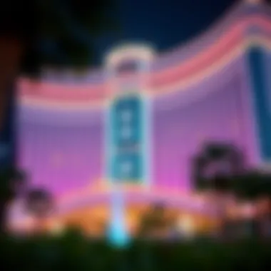 A vibrant view of Encore Las Vegas showcasing its luxurious facade