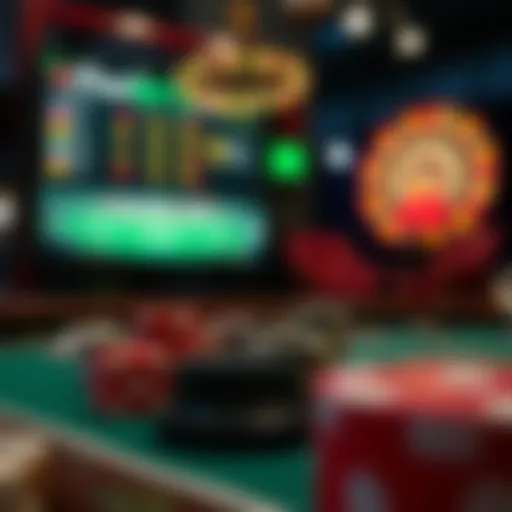 Conceptual illustration of free bets and betting platforms