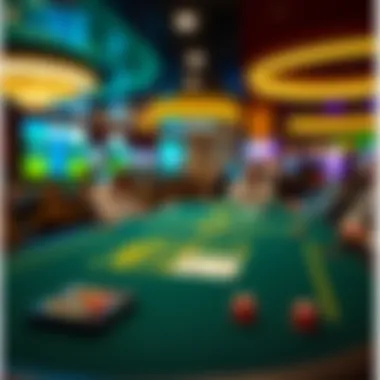 Tips and strategies displayed at an MGM poker table for players