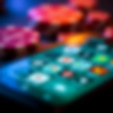 An overview of a smartphone displaying various betting app icons