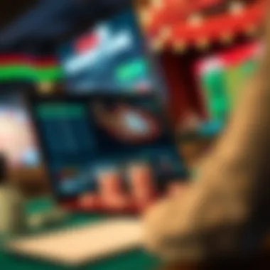 Digital representation of online gambling accounts