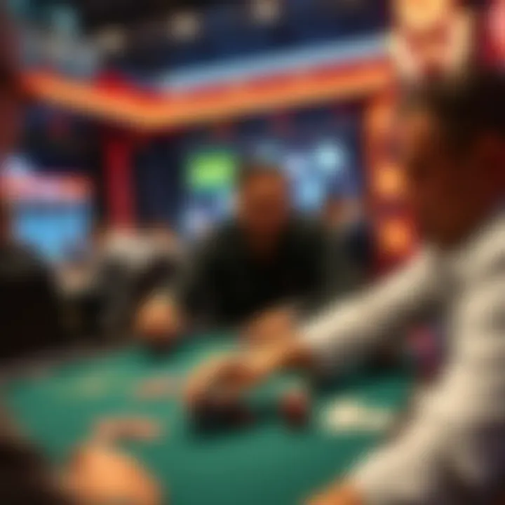 Dynamic Online Poker Tournament Scene Dynamic online poker tournament scene