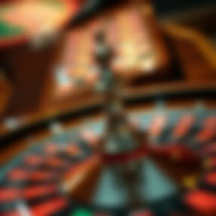 Visual representation of probability in roulette