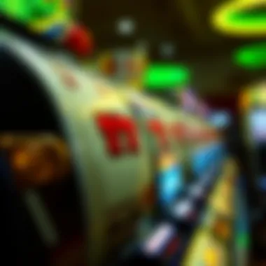 Illustration of slot machine credits