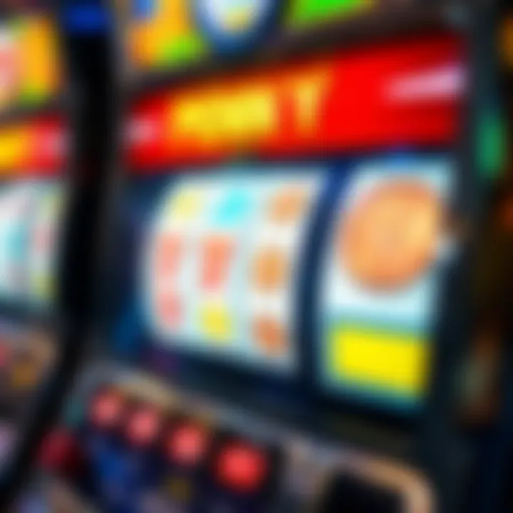 Payout Display of Penny Slot Close-up of a penny slot machine payout display
