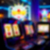 Penny slot machine with vibrant graphics