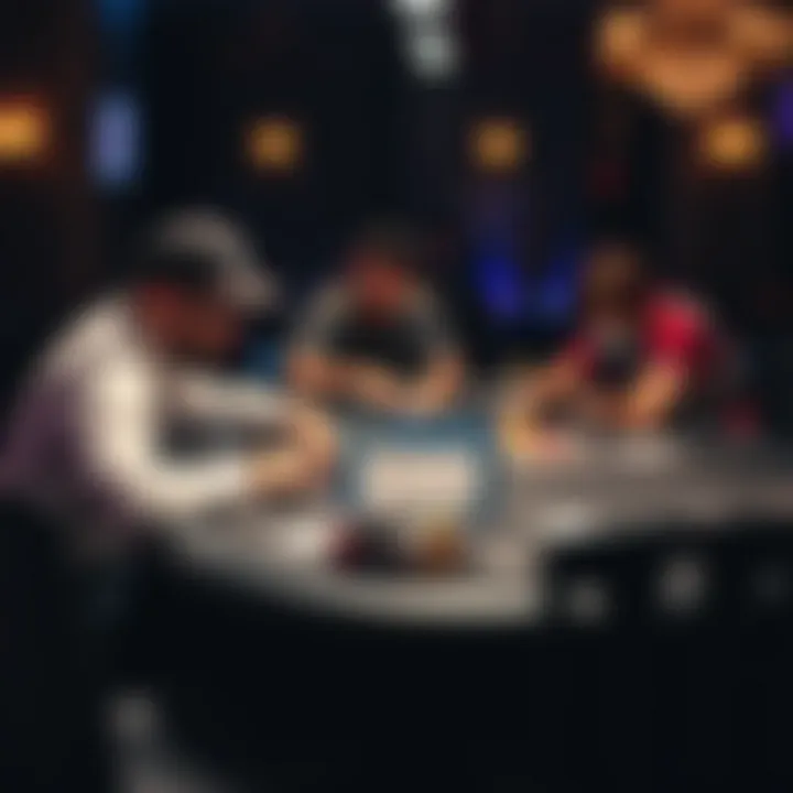 Understanding the gameplay dynamics Visual representation of poker gameplay