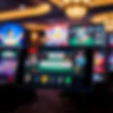 User interface of the WSOP app showcasing real money gaming features